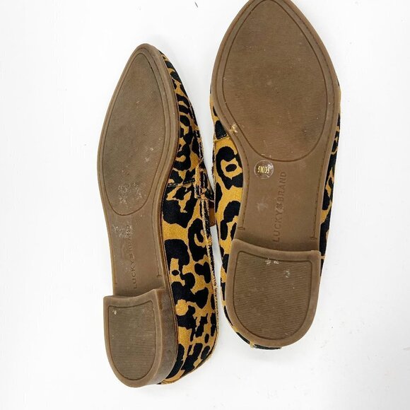 ✅ LUCKY BRAND CHEETAH LOAFERS SIZE 5 - Picture 4 of 5